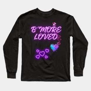 B'MORE LOVED HEART DESIGN Long Sleeve T-Shirt